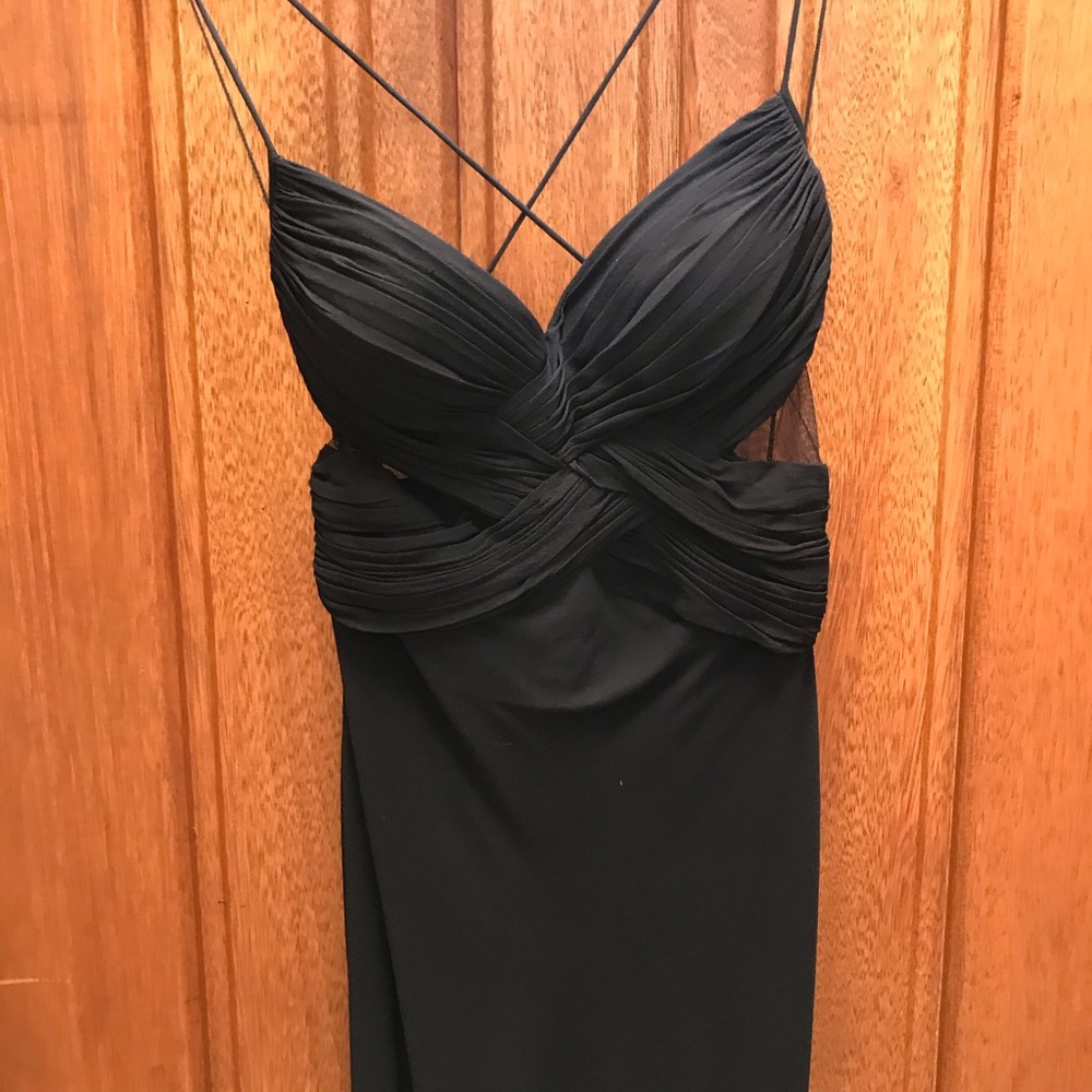 Cache black prom dress
